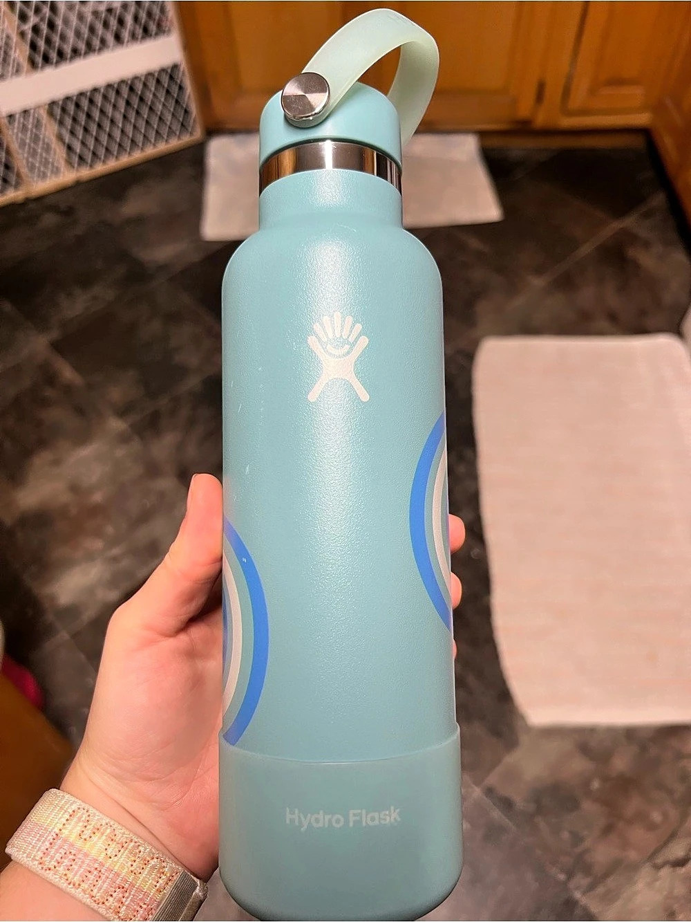 Hydro Flask Refill For Good Limited Edition 32 oz Wide Mouth Water Bottle Blue